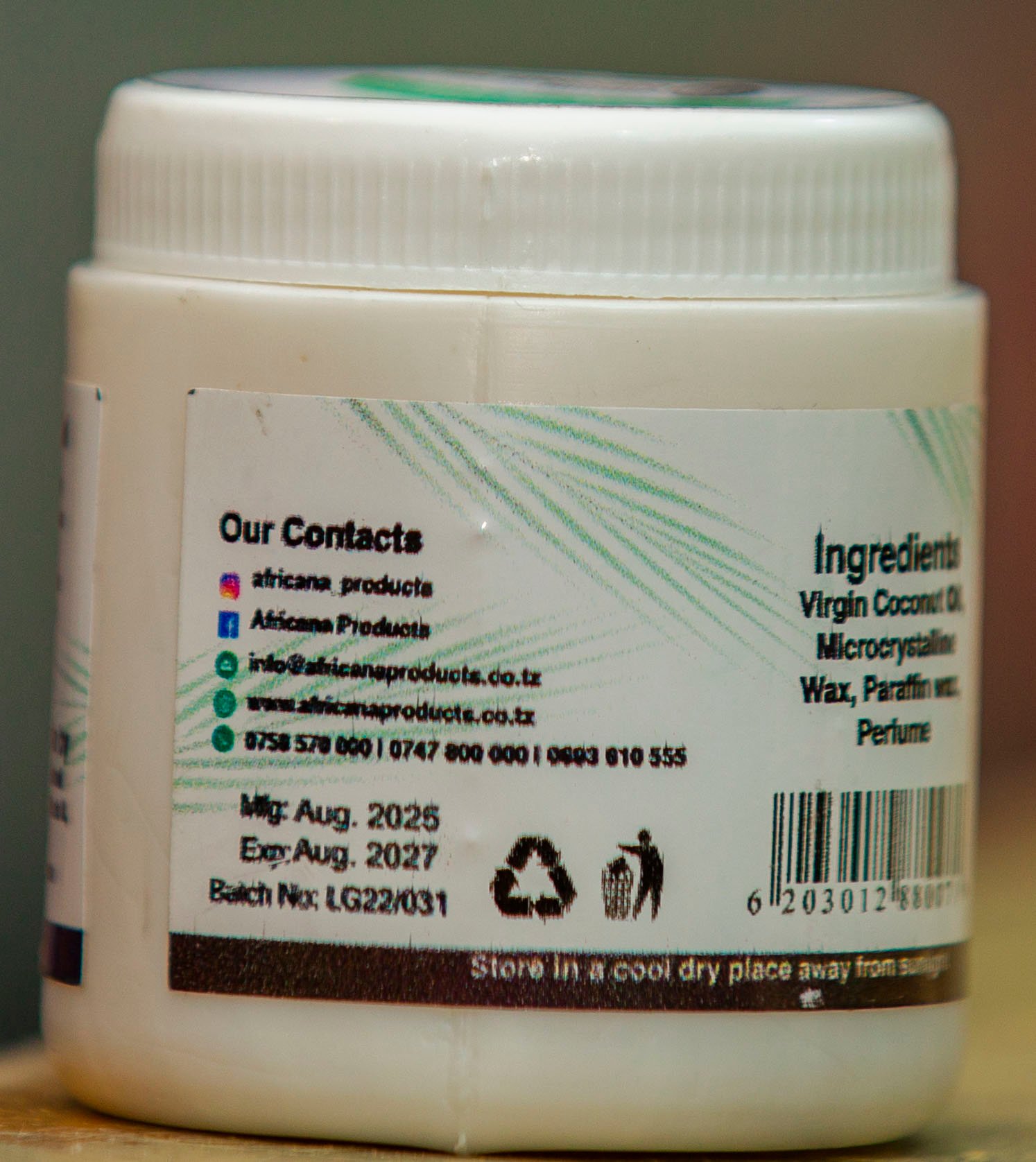 Africana Coconut Gel - Image 2