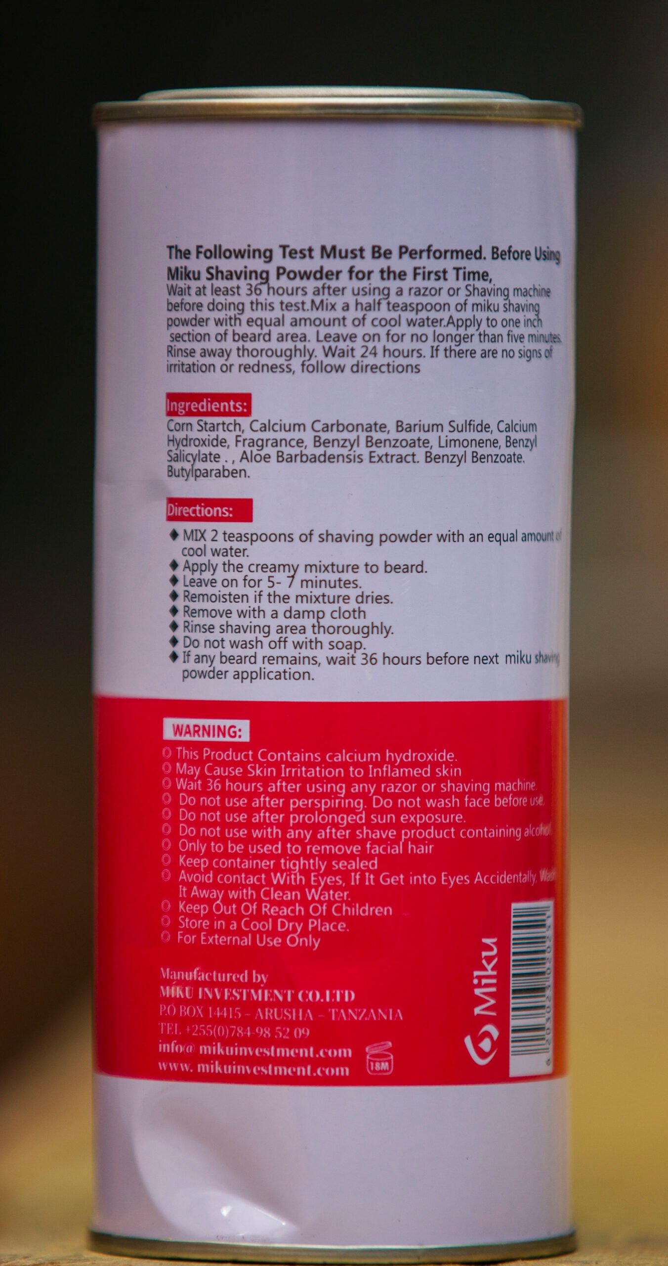 Miku Extra Strength Shaving Powder - Image 2