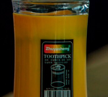 TOOTHPICK HOLDER WITH PICKS