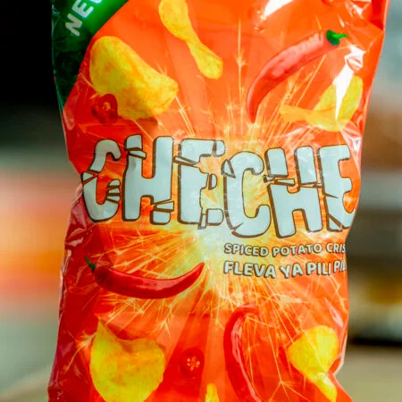 CHECHE SPICED POTATO CRISPS PILI PILI FLAVOUR