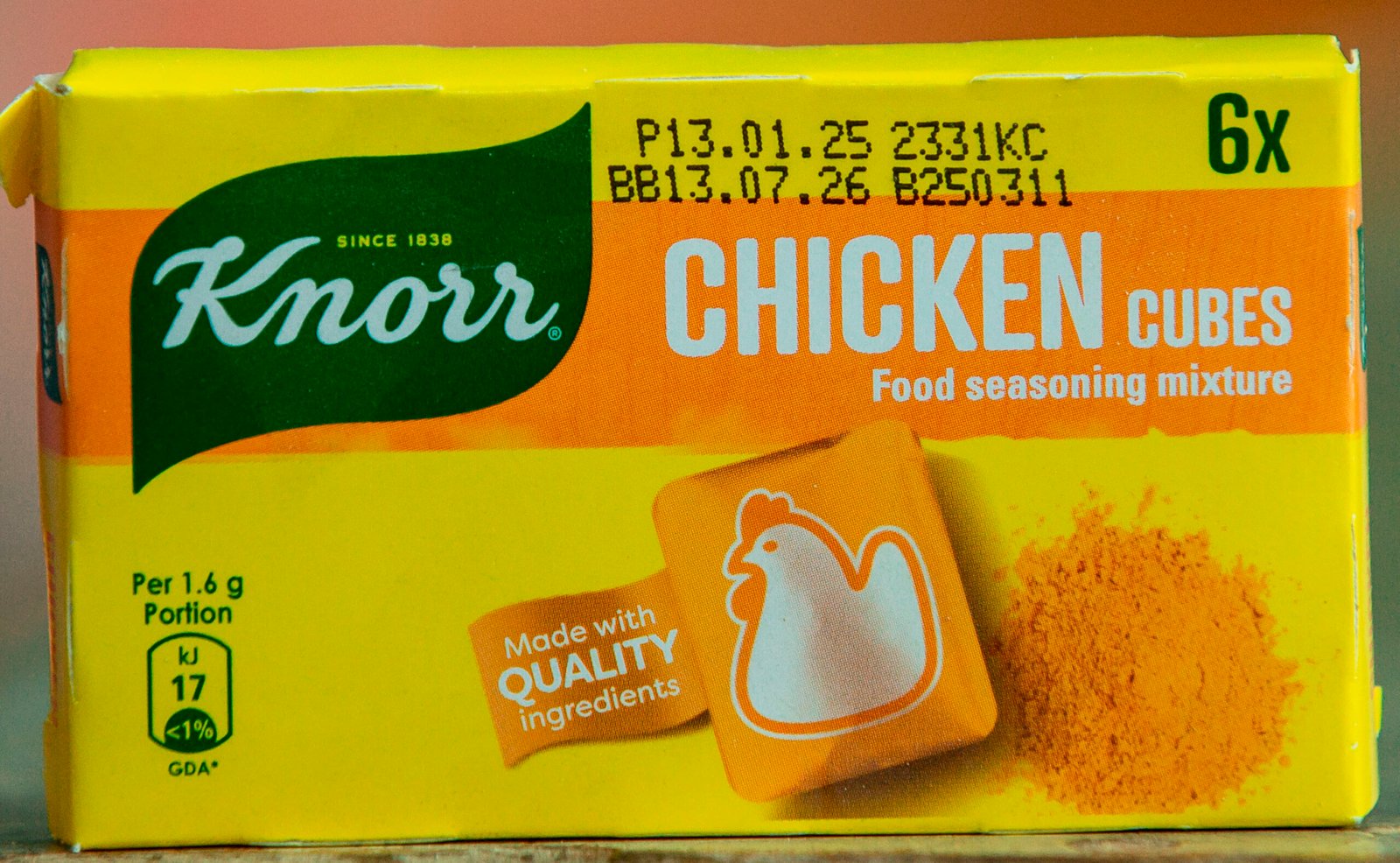KNORR CHICKEN SEASONING CUBES (≈100g)