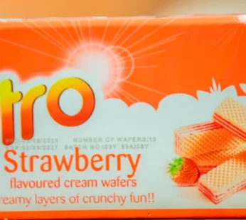 NUTRO STRAWBERRY FLAVOURED CREAM BISCUITS