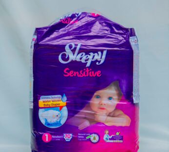SLEEPY SENSITIVE NEWBORN BABY DIAPERS (2–5 KG)