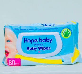 HOPE BABY WIPES SKIN CARE ALOVERA 80PCS