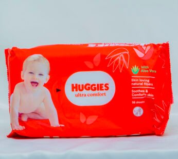 HUGGIES UTRA COMFORT WITH ALOVERA  WIPES