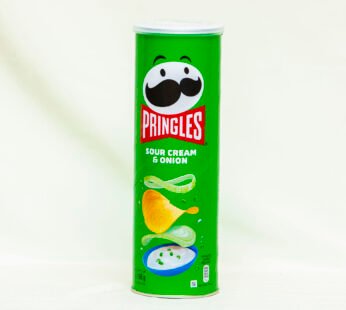 PRINGLES SOUR CREAM & ONION POTATO CRISPS
