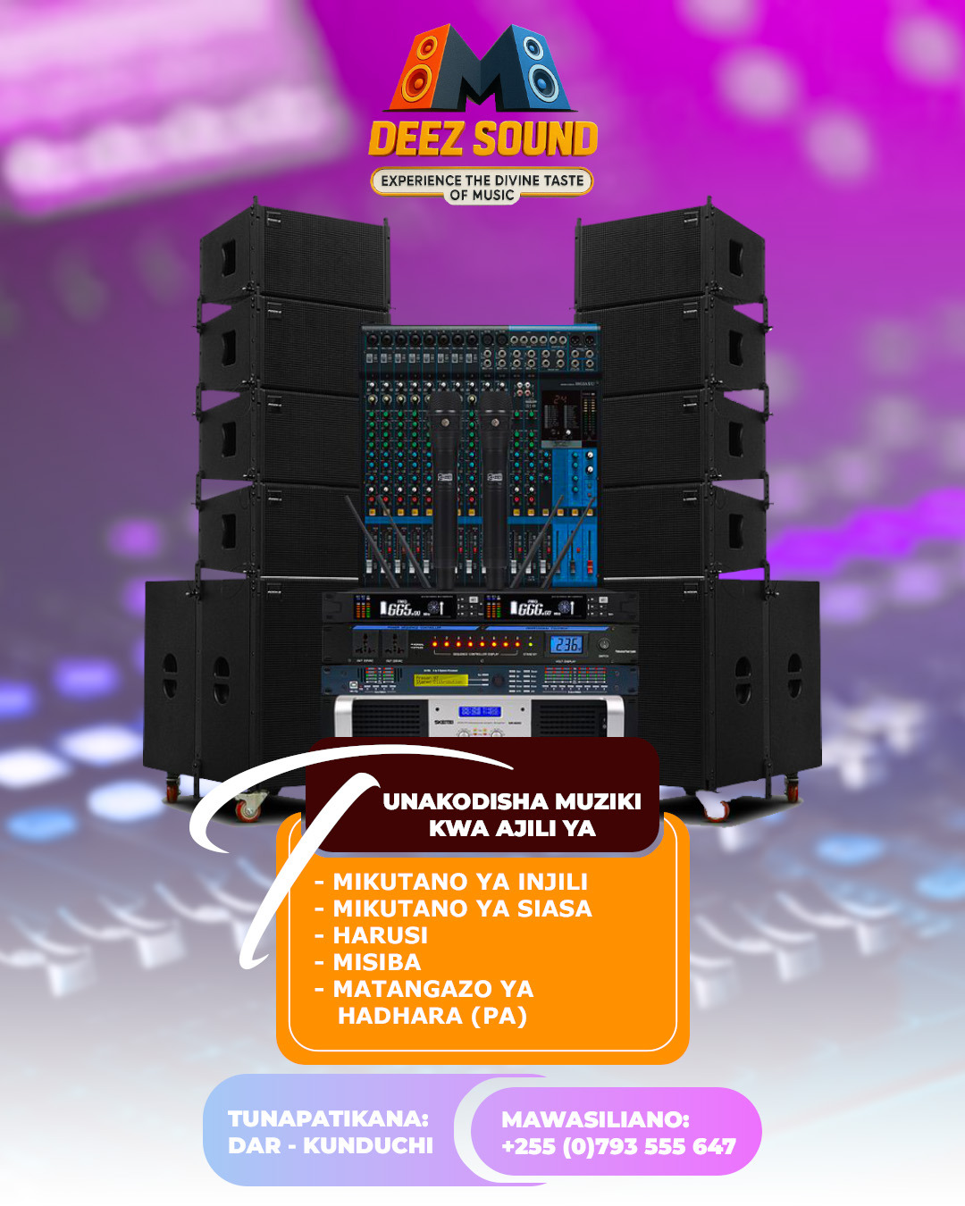 DEEZ SOUND – Ladha Halisi ya Muziki!