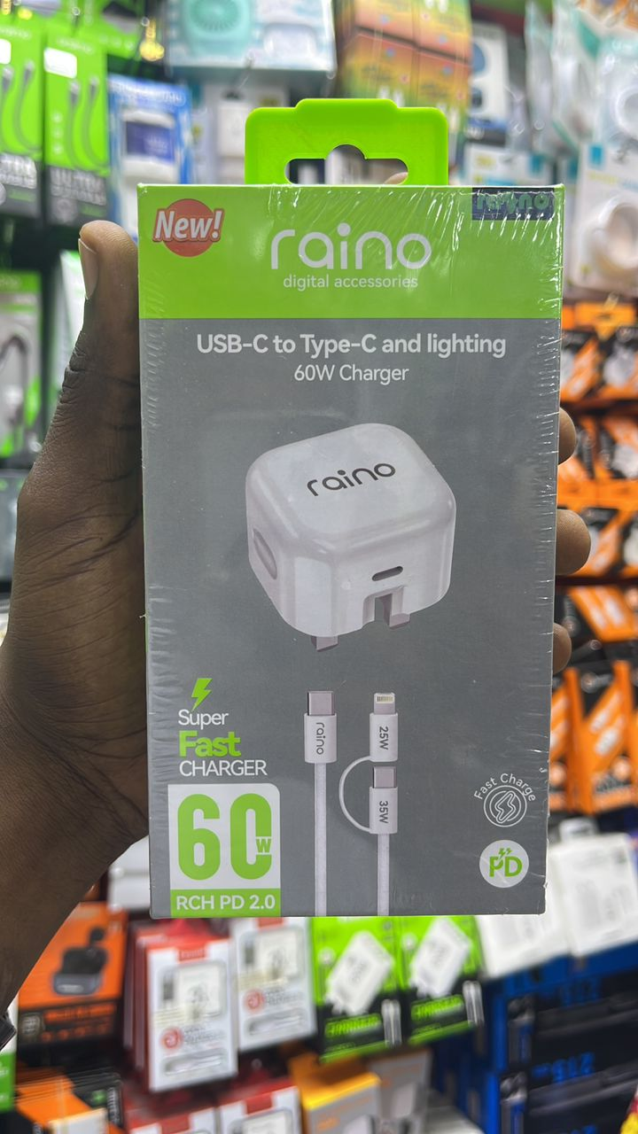RAINO 60W SUPER FAST CHARGER USB-C