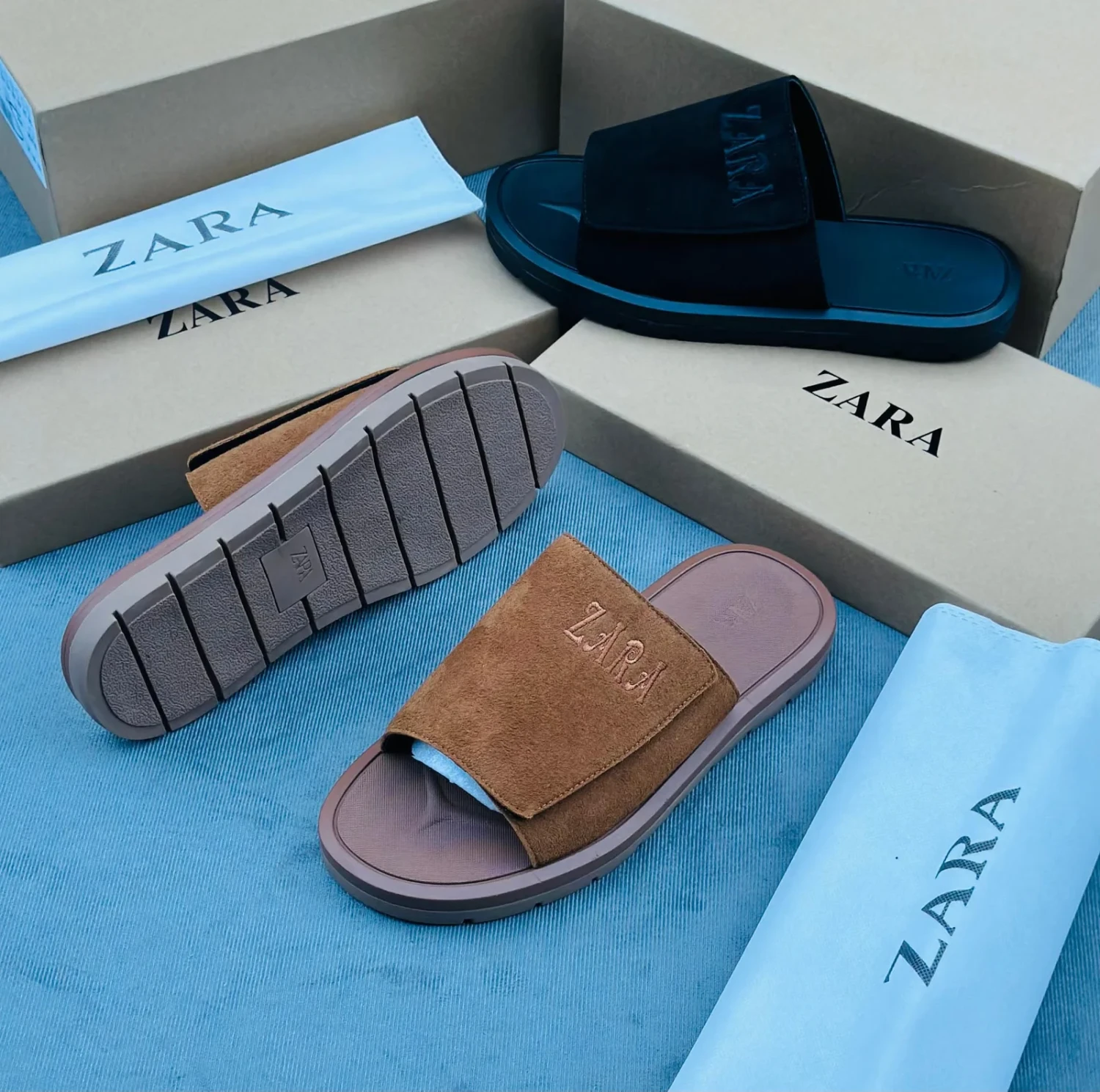 ZARA Premium Slide Sandals