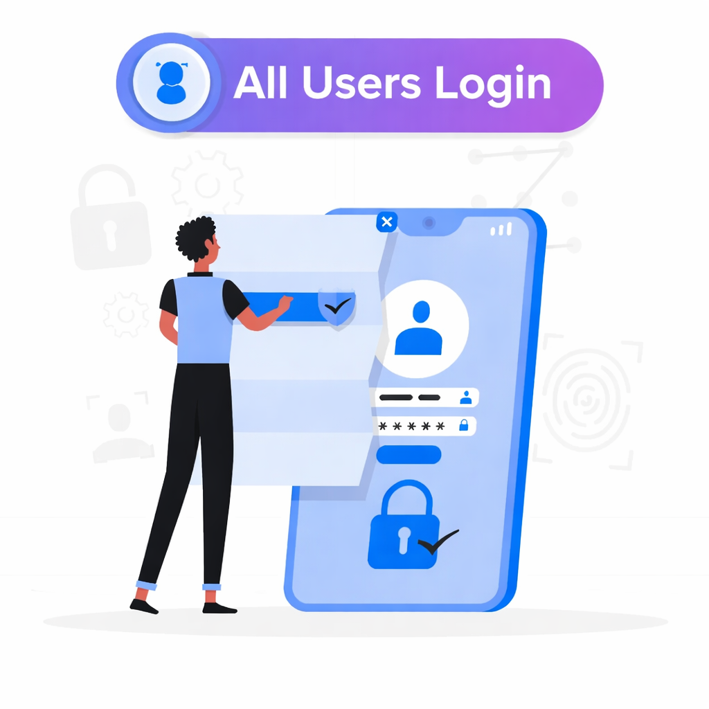 Customer Login page Image